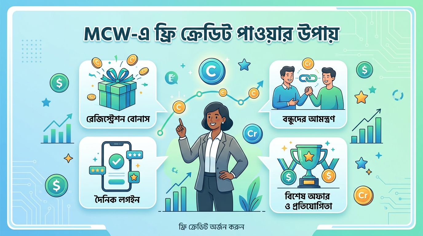 MCW ফ্রি ক্রেডিট কী?