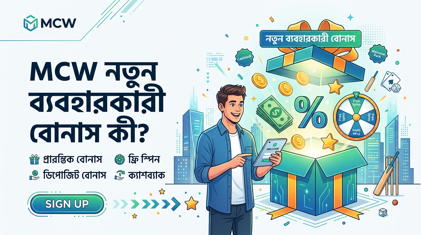 MCW নতুন ব্যবহারকারী বোনাস কী?