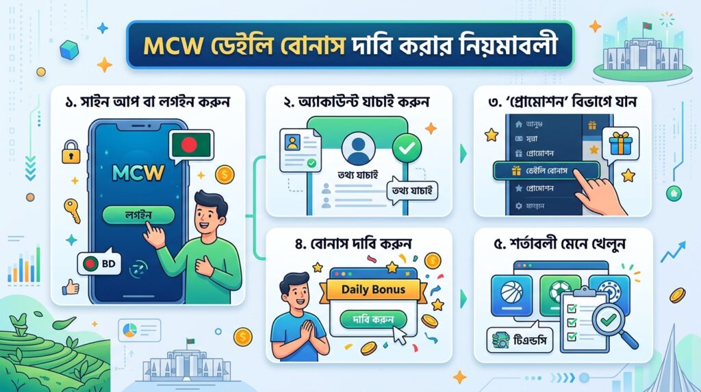 MCW ডেইলি বোনাস বাংলাদেশ: দৈনিক পুরস্কার ও অফার