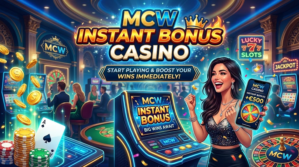 এমসিডাব্লিউ-এ MCW instant bonus casino উপলব্ধ ইনস্ট্যান্ট বোনাসের প্রকারভেদ