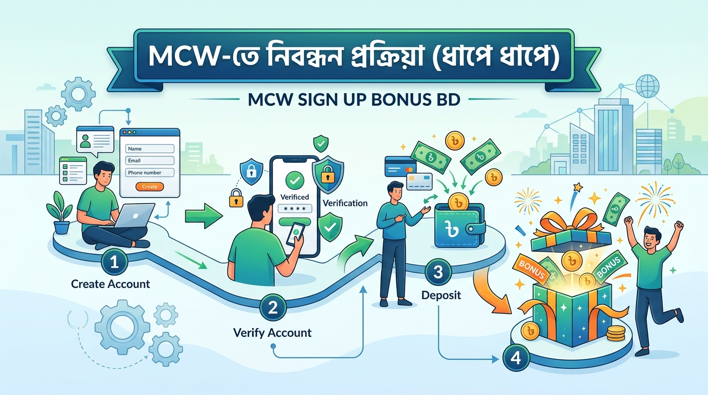 MCW বিডি সাইন আপ বোনাস কি?