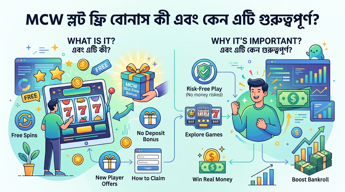 MCW slot free bonus স্লট ফ্রি বোনাস কী এবং কেন এটি গুরুত্বপূর্ণ?